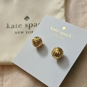 Kate Spade Gold Stud Earrings - New!